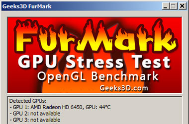 Экстремально интенсивный тест OpenGL видео плат ФурМарк